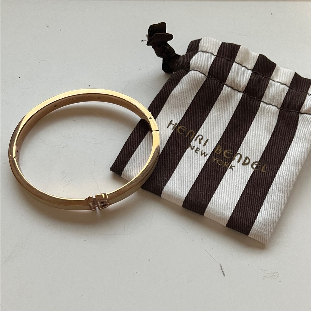 Henri Bendel Gold-Tone Bangle Bracelet